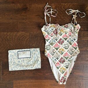 AGUA BY AGUA BENDITA Magdalena Ebana One Piece XS Swimsuit